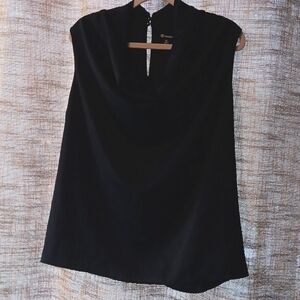 Sleeveless Navy Blue Blouse XL